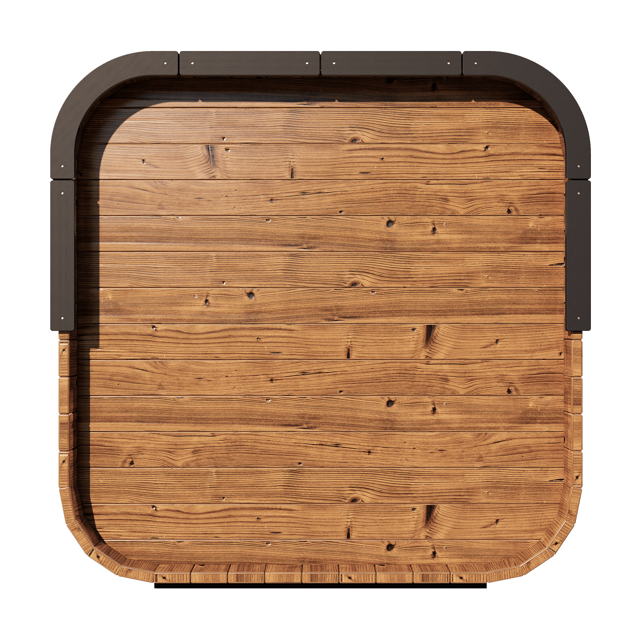 Governor King Front Glass Traditional Outdoor Sauna - view 2