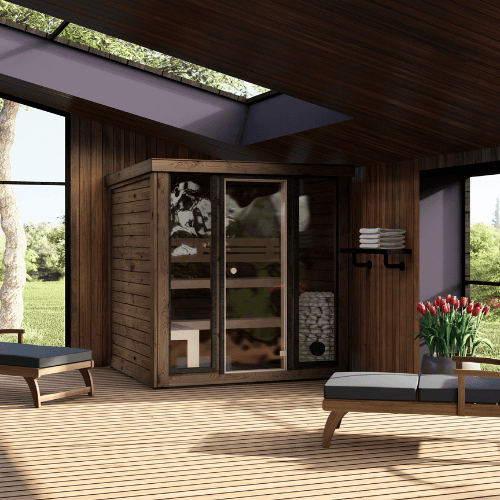 Monarch King Traditional Outdoor Sauna - view 5