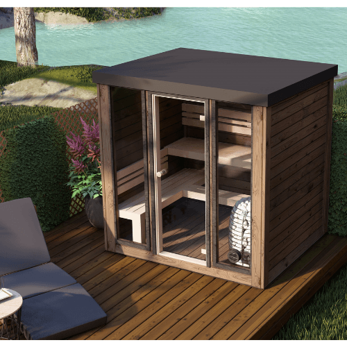 Monarch King Traditional Outdoor Sauna - view 3