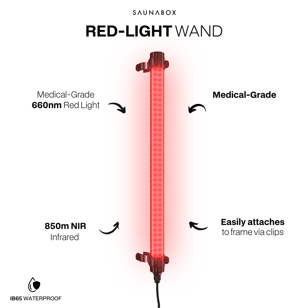 SaunaBox® Red-Light Wand Add-On - view 2