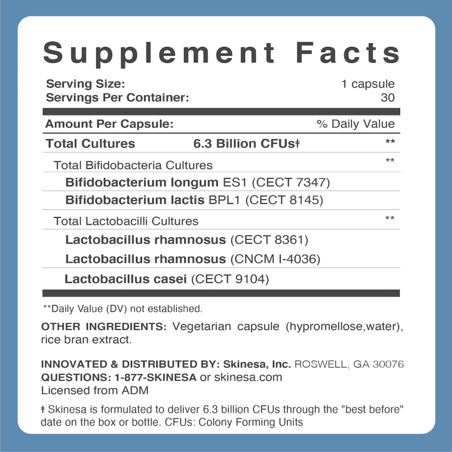 Skinesa® Skin Probiotic - view 2