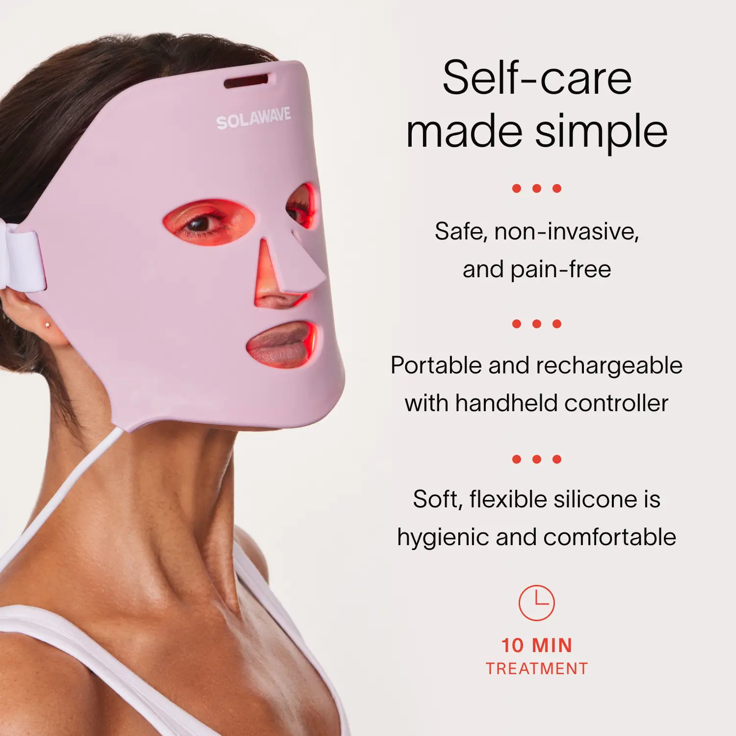 Wrinkle Retreat Red Light Therapy Face Mask - view 2
