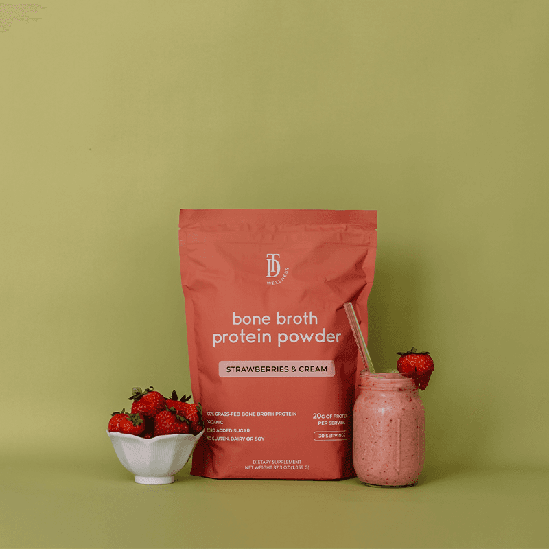 Strawberries & Cream Bone Broth Protein - view 4