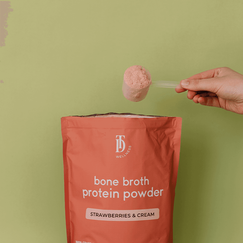 Strawberries & Cream Bone Broth Protein - view 3