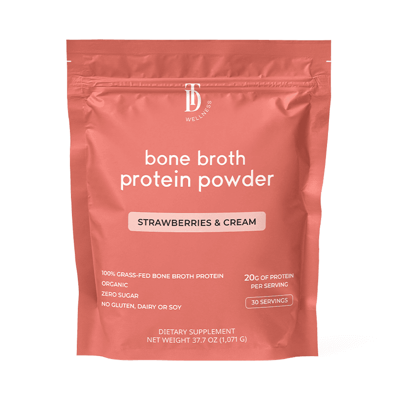 Strawberries & Cream Bone Broth Protein - view 1