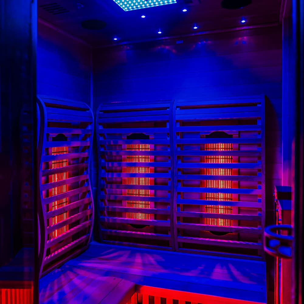 Sun Home Luminar™ Outdoor 2-Person Full Spectrum Infrared Sauna - view 4