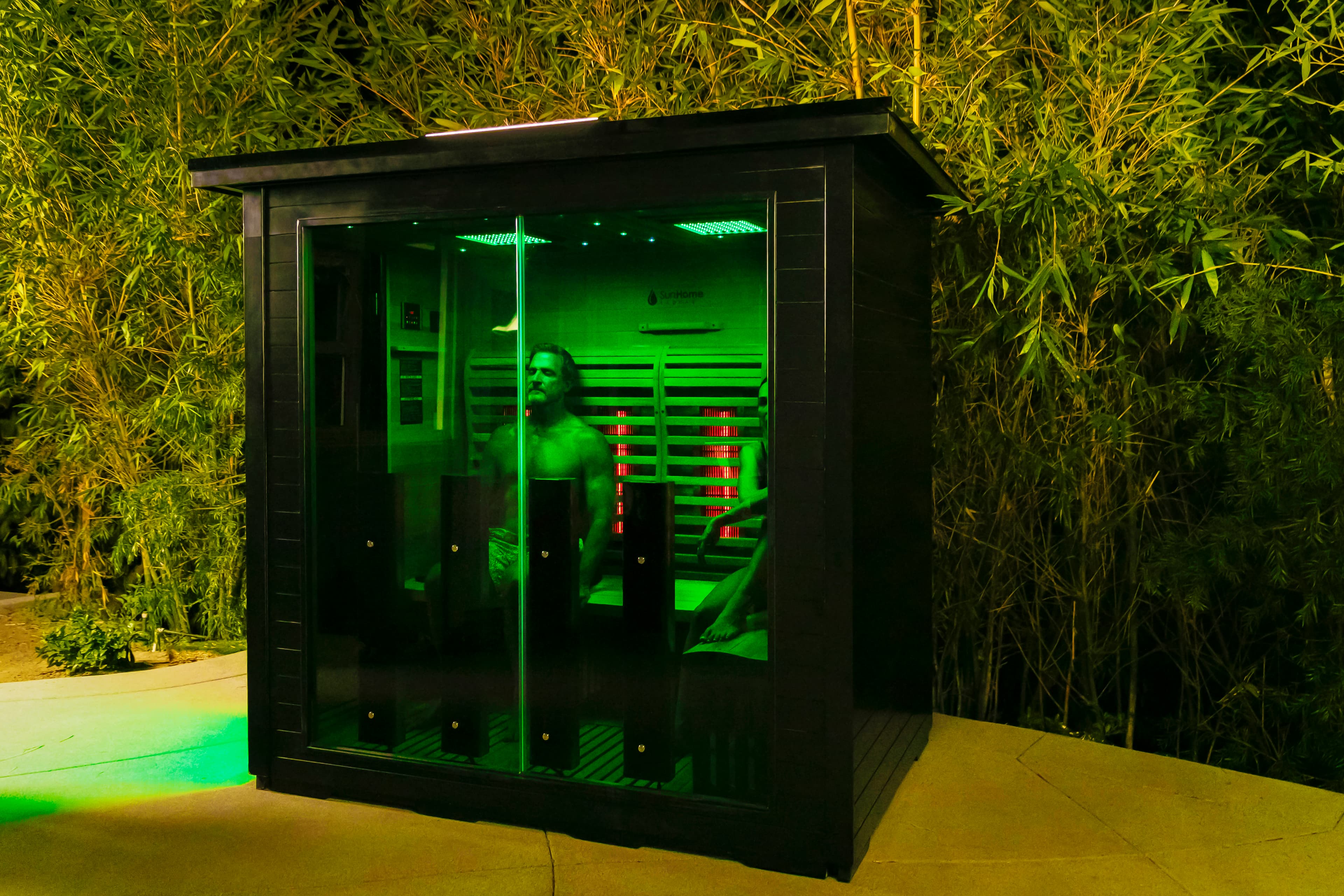 Sun Home Luminar™ Outdoor 2-Person Full Spectrum Infrared Sauna - view 1
