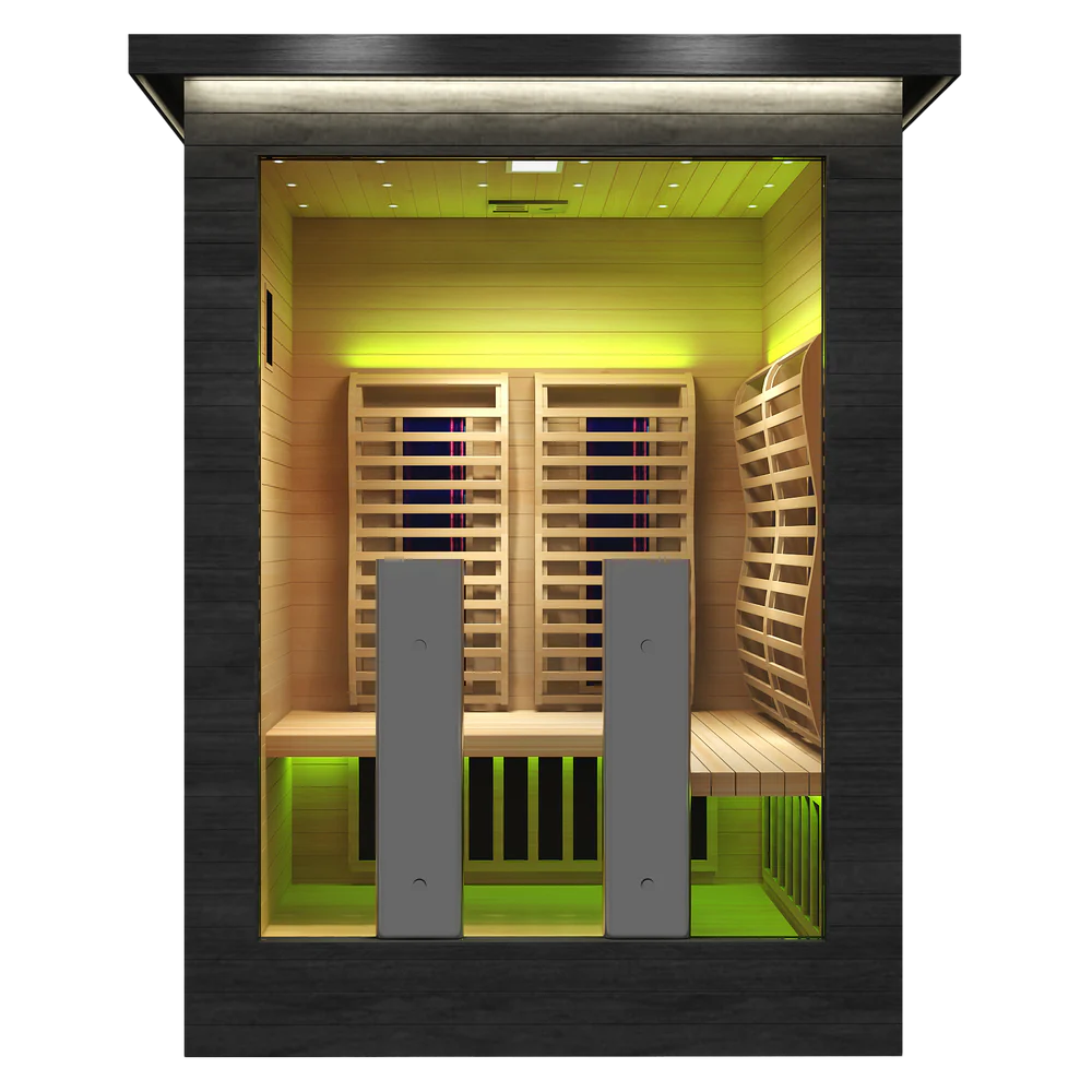 Sun Home Luminar™ Outdoor 2-Person Full Spectrum Infrared Sauna - view 1