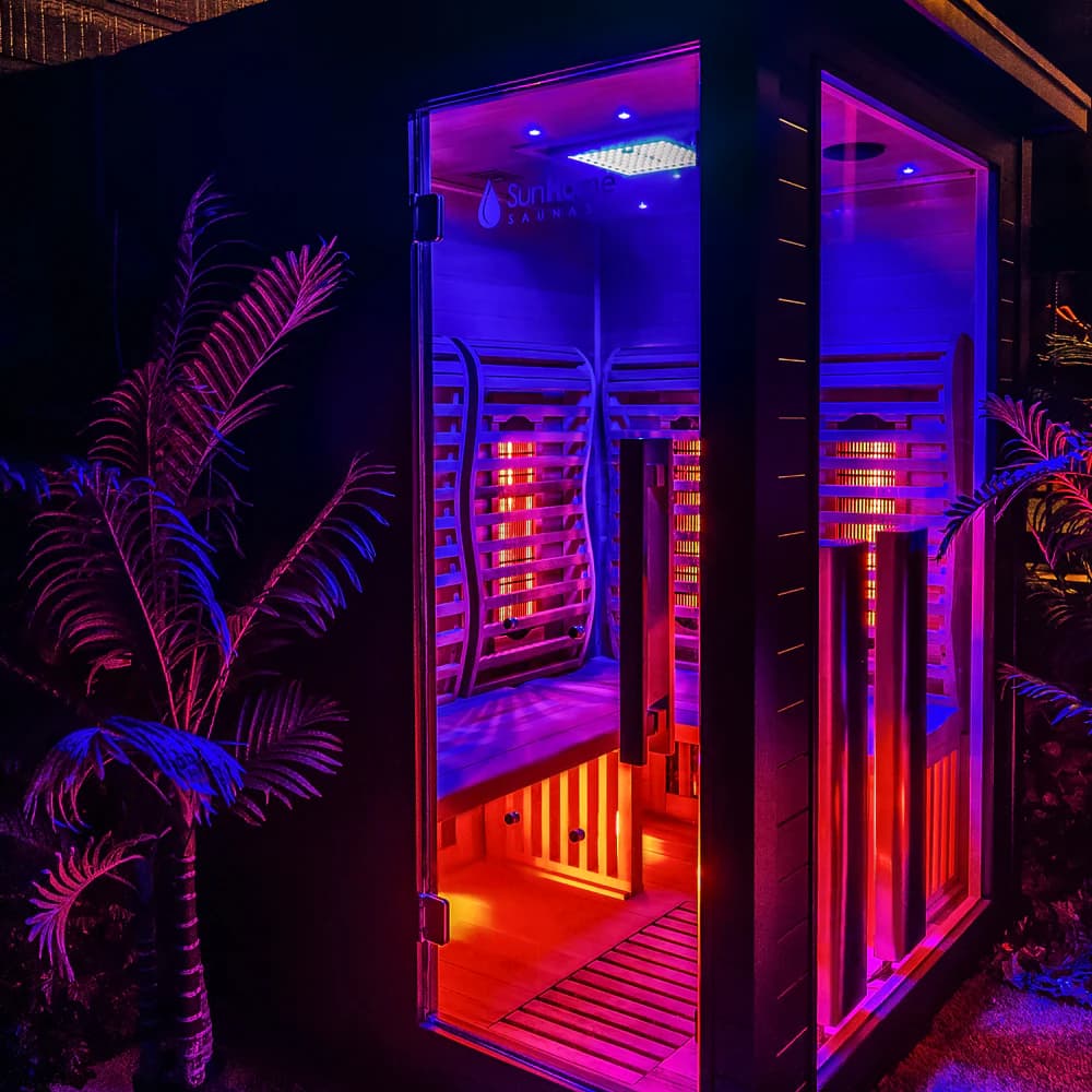 Sun Home Luminar™ Outdoor 2-Person Full Spectrum Infrared Sauna - view 3