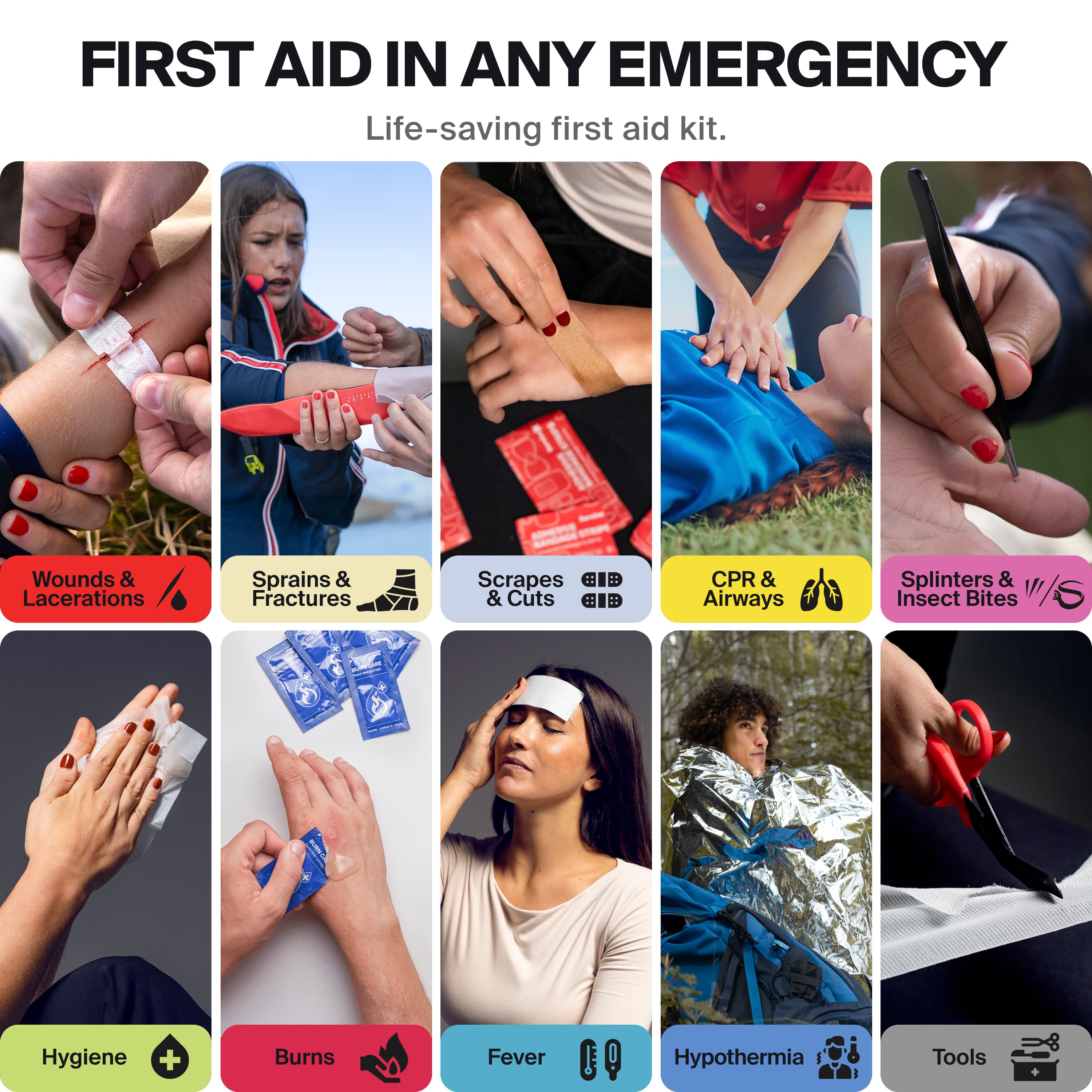 SurviveX Large Waterproof First Aid Kit - view 6