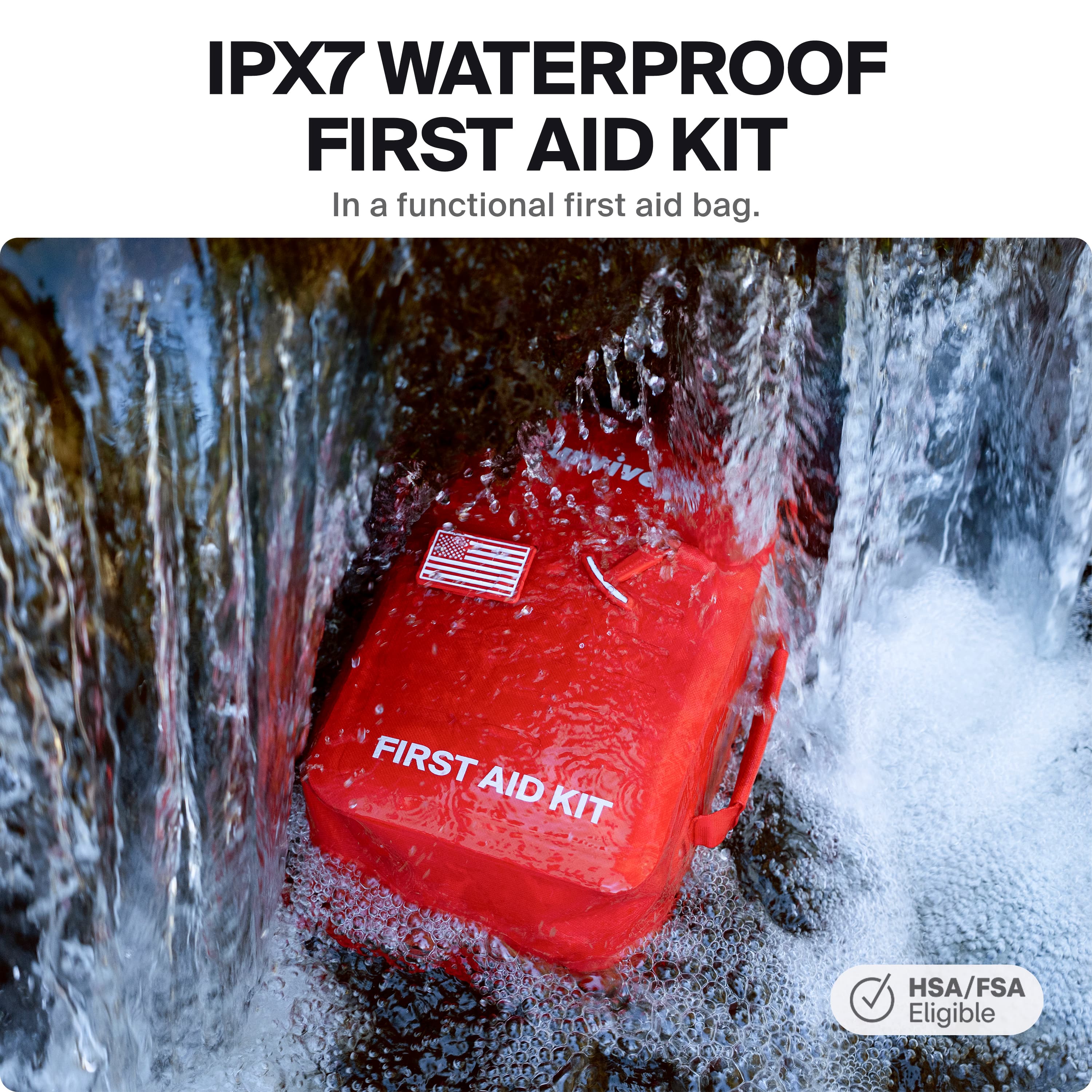 SurviveX Large Waterproof First Aid Kit - view 5