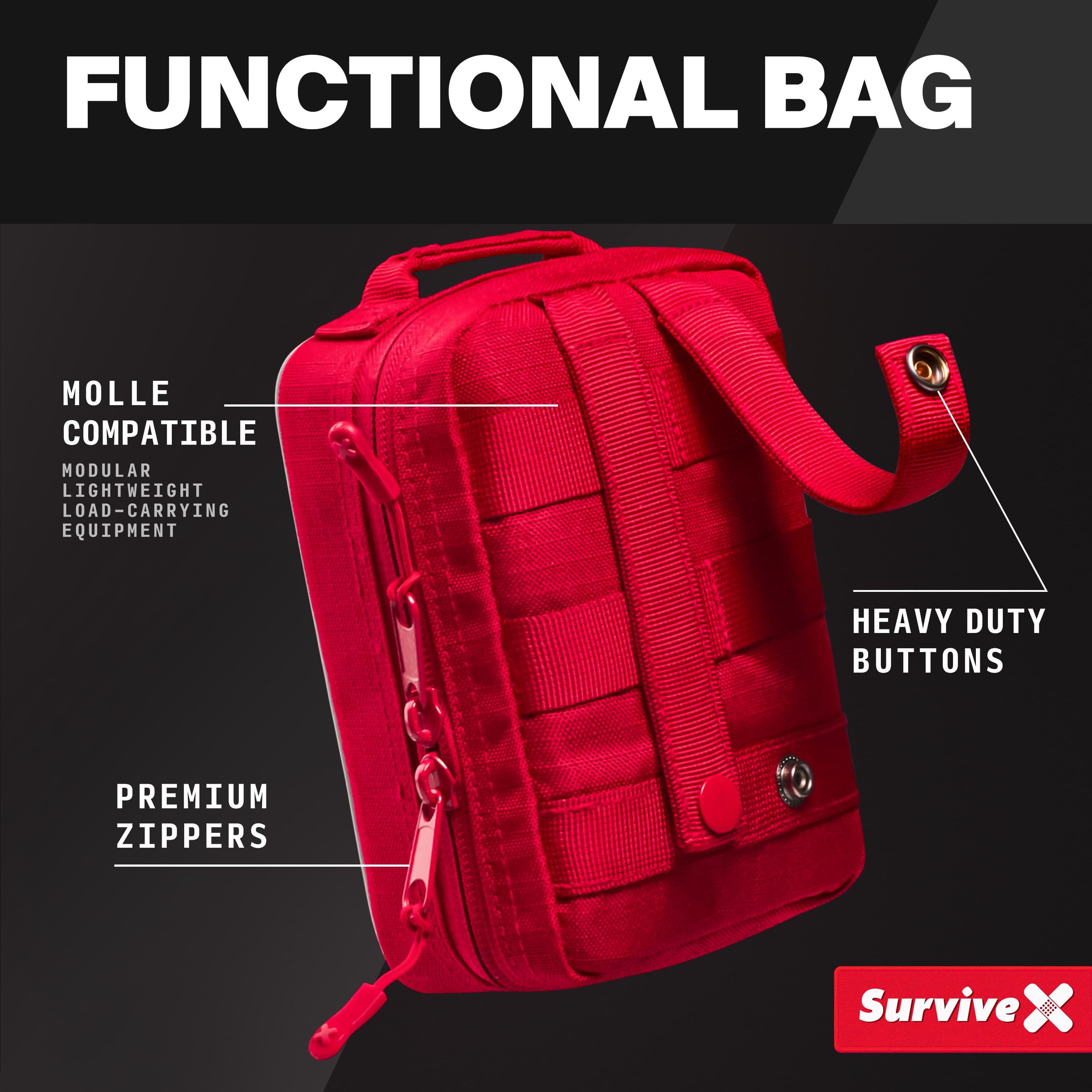 SurviveX Small First Aid Kit - view 4