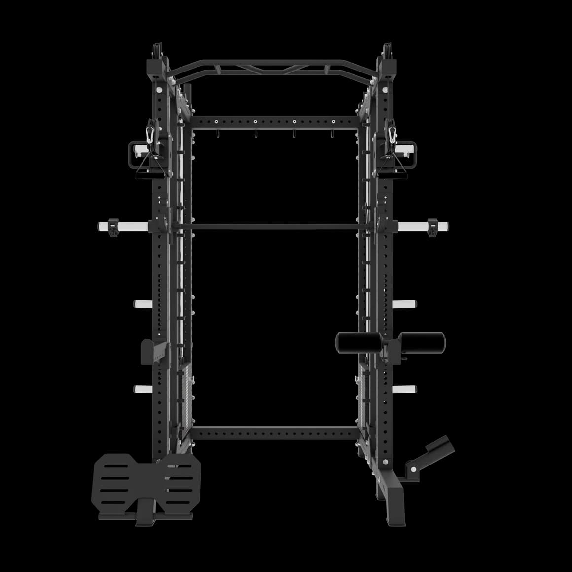 ALL-IN-ONE POWER RACK + FUNCTIONAL TRAINER + SMITH MACHINE VERSION 2 - view 3