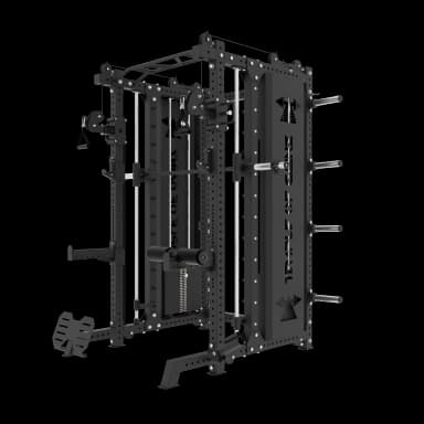 Product image for ALL-IN-ONE POWER RACK + FUNCTIONAL TRAINER + SMITH MACHINE VERSION 2