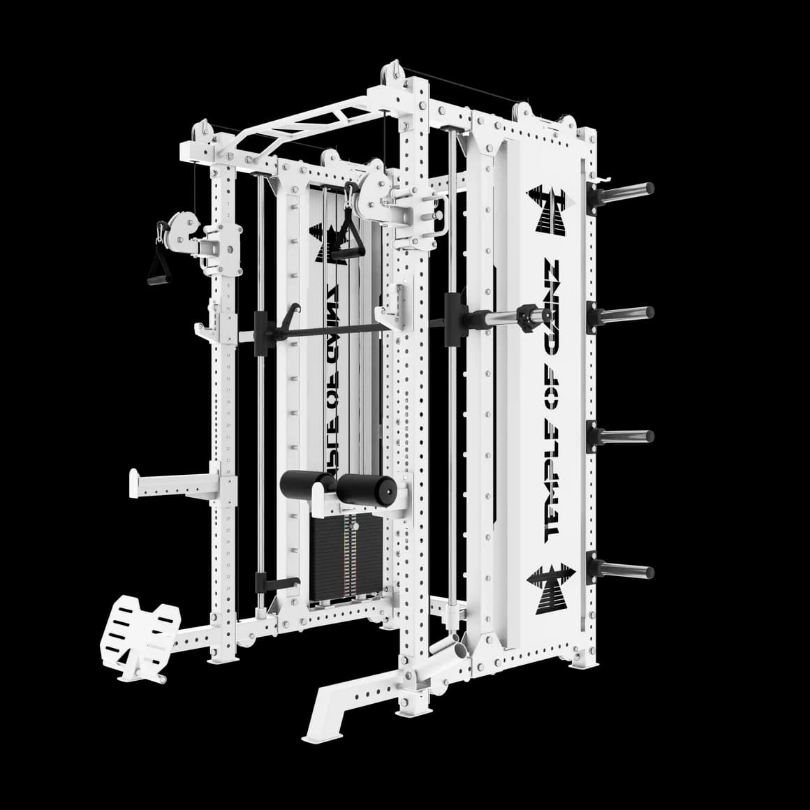 ALL-IN-ONE POWER RACK + FUNCTIONAL TRAINER + SMITH MACHINE VERSION 2 - view 2