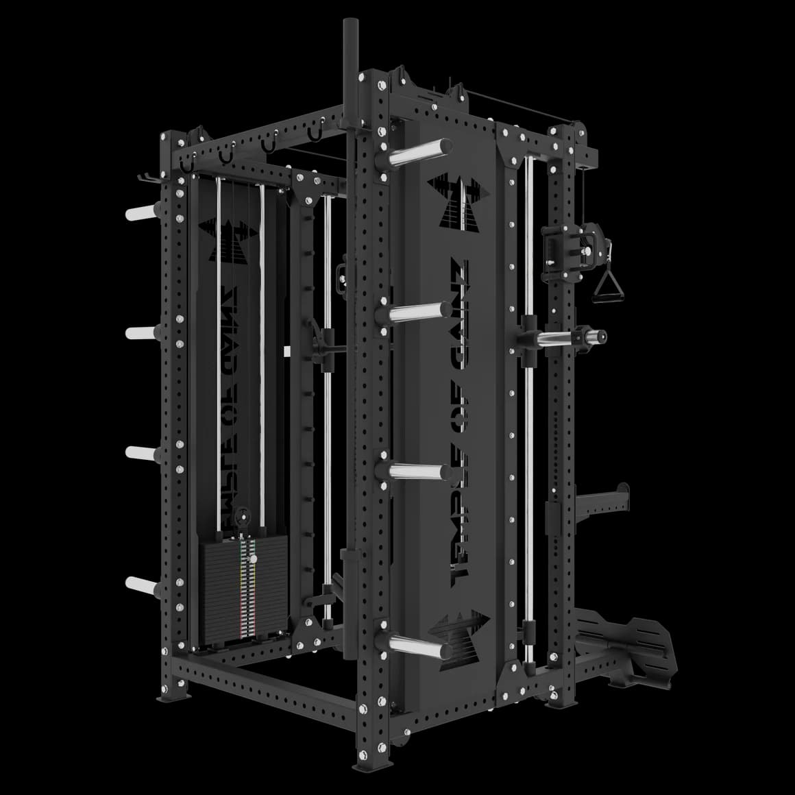 ALL-IN-ONE POWER RACK + FUNCTIONAL TRAINER + SMITH MACHINE VERSION 2 - view 5