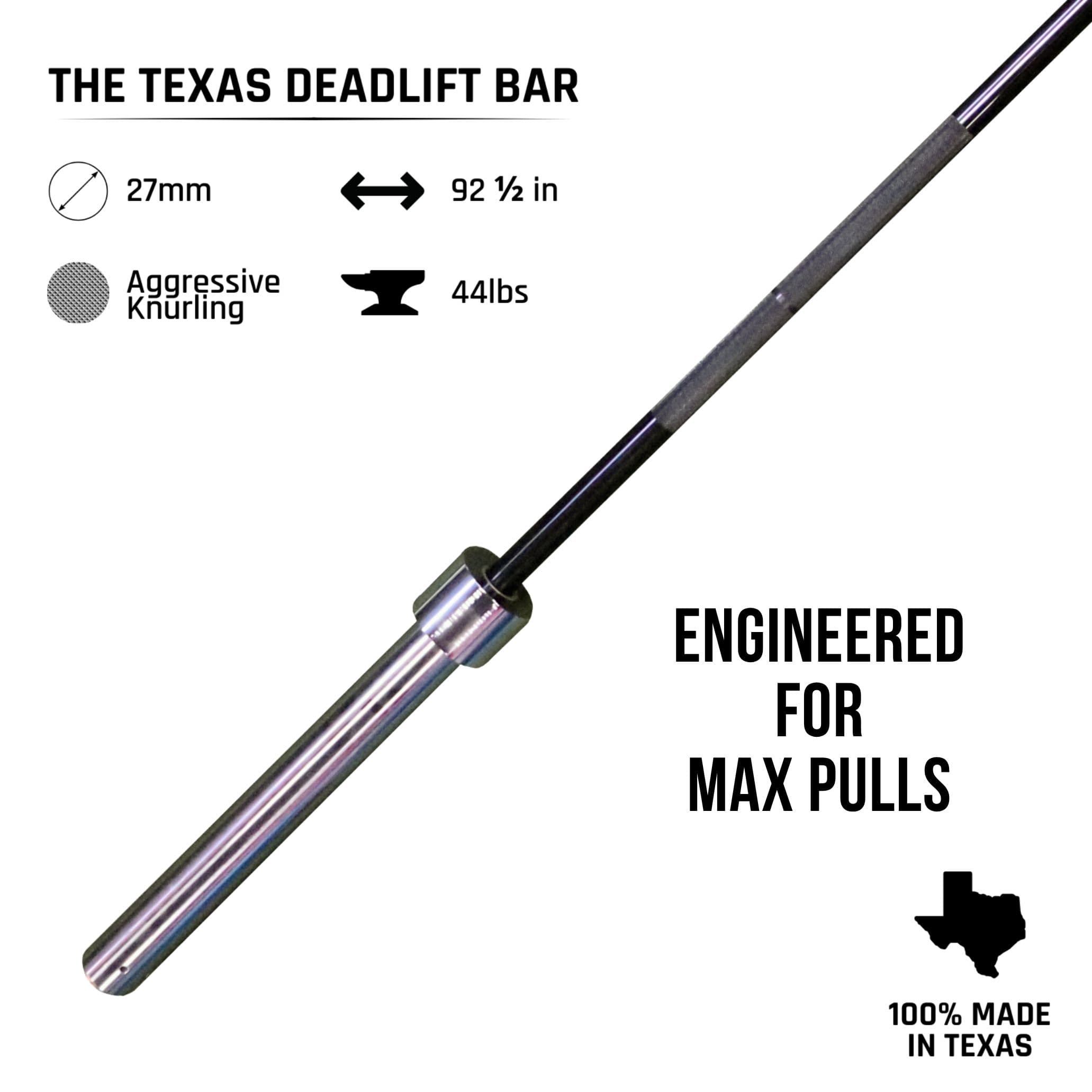 Texas Deadlift Barbell - view 1