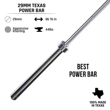Product image for Texas Power Barbell (7th Gen)