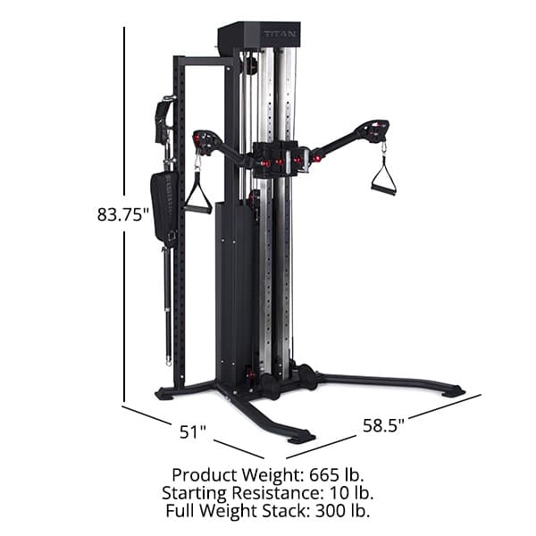 Nemesis 300 LB Single Stack Functional Trainer - view 6