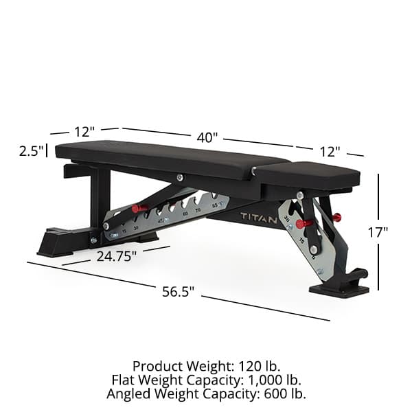 TITAN Series Adjustable Bench - view 6