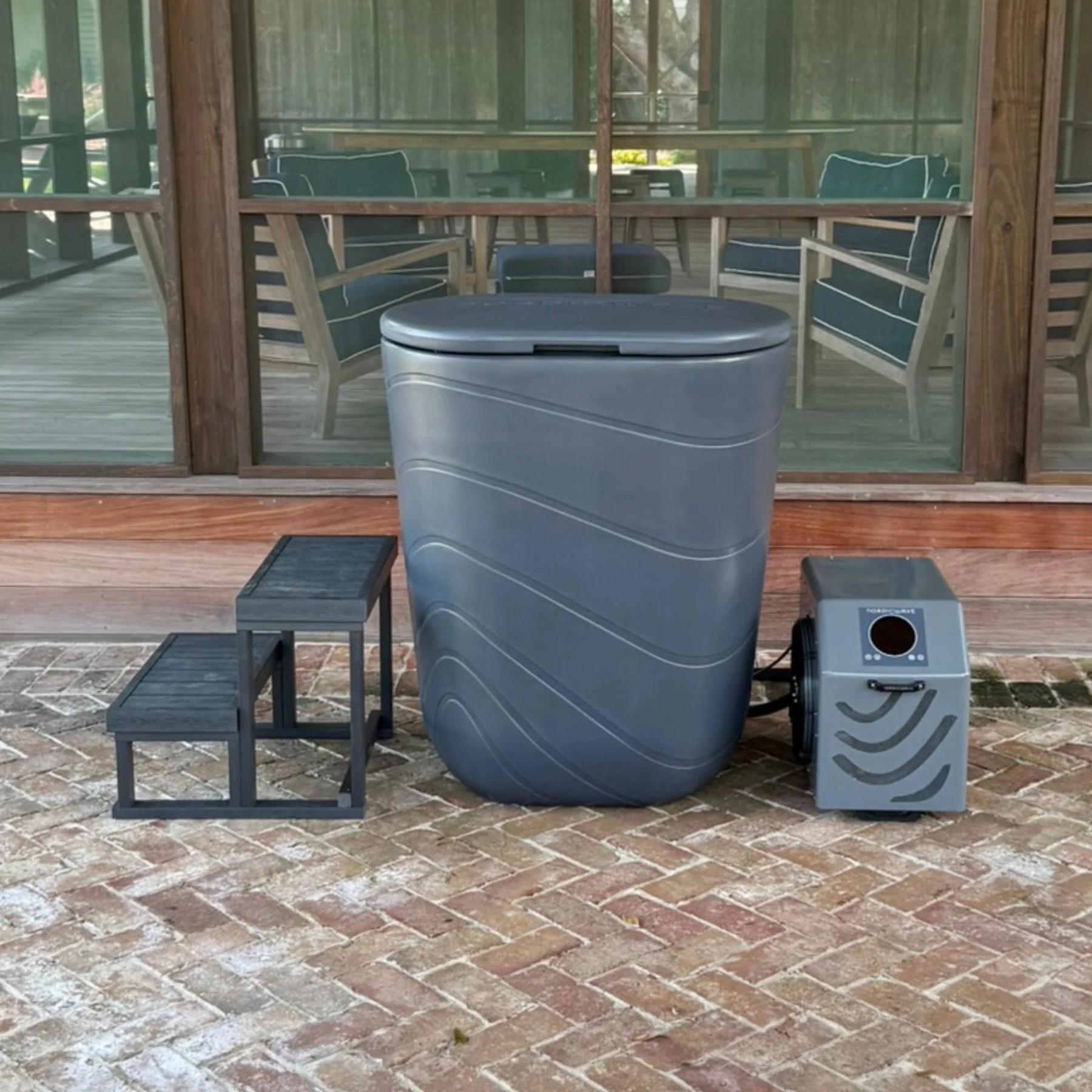 Viking Premier Cold Plunge - Charcoal Gray / Pro Chiller - view 3