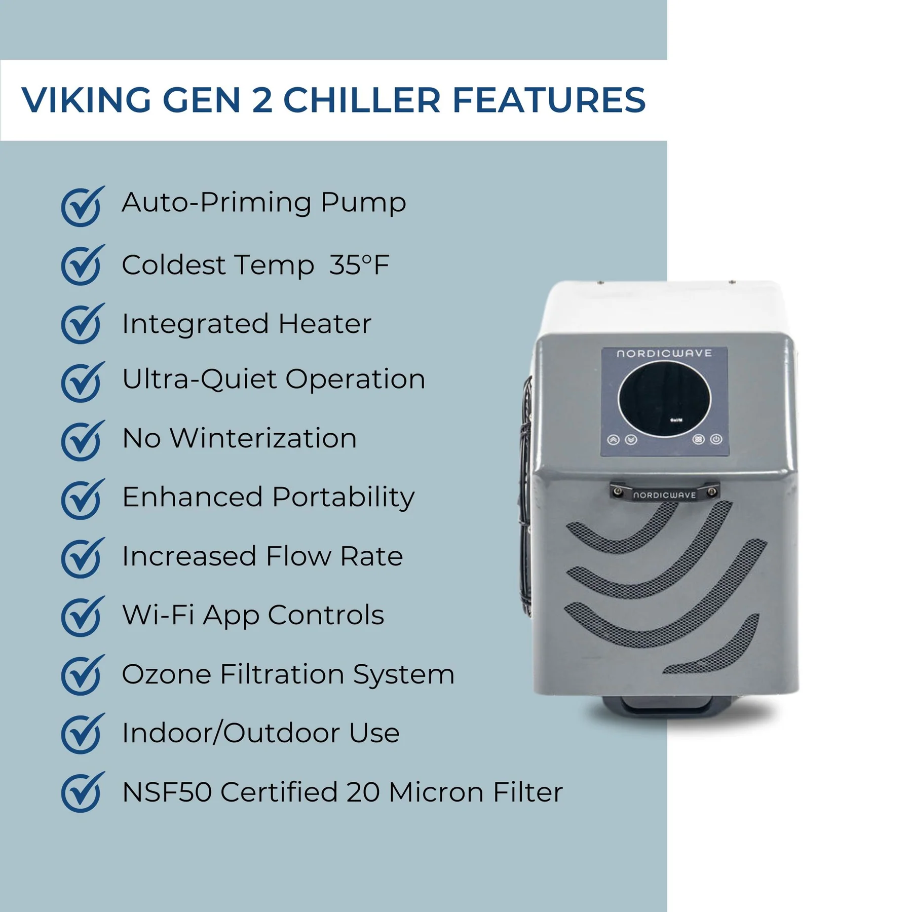 Viking Premier Cold Plunge - Charcoal Gray / Pro Chiller - view 2
