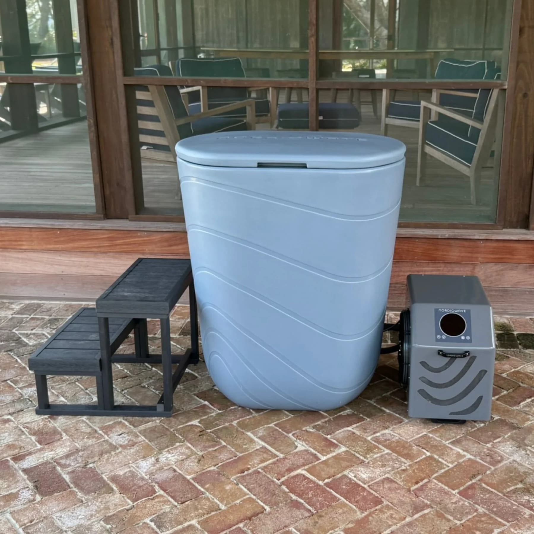 Viking Premier Cold Plunge - Slate Blue / Pro Chiller - view 3